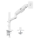 ERGO OFFICE UCHWYT / WIESZAK NA MONITOR SPRĘŻYNA GAZOWA, 17"-32", 1-10KG, BIAŁY MAT, MAX. VESA 100X100 ER-691 W