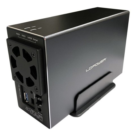 LC-Power LC-35U3-RAID-2 obudowa do dysków twardych Obudowa HDD Czarny 3.5"