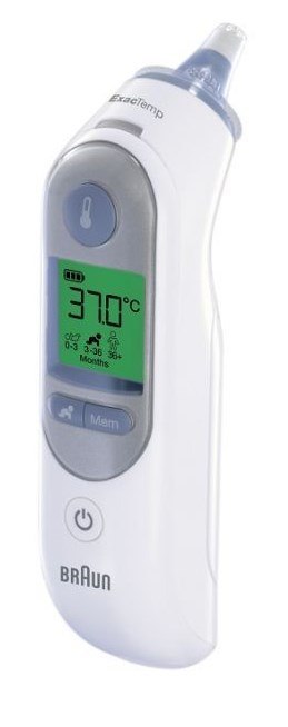 Termometr Elektroniczne do ucha Braun ThermoScan 7 IRT6520 (Pomiar kontaktowy; kolor biały)
