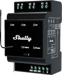 Shelly Qubino Wave Pro 3 3-kanałowy Przekaźnik Na Szynę Din Z-wave