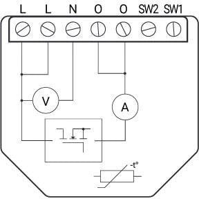 Shelly Wave Dimmer EU LR Inteligentny kontroler ściemniania zielony