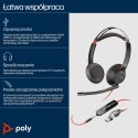 Poly Blackwire 5220 Stereo USB-C Headset +3.5mm Plug +USB-C/A Adapter