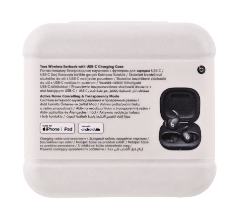 Apple Powerbeats Fit Jet Black - słuchawki dokanałowe, czarne