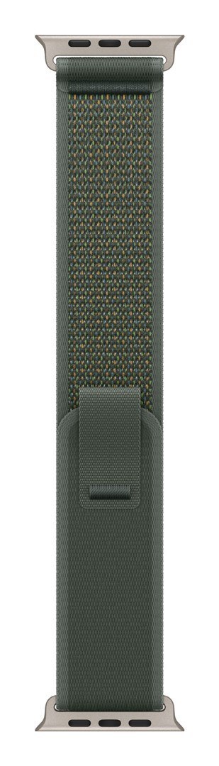 Pasek do zegarka Apple MXTN3ZM/A Band S/M Q601-0GA Zielony Nylon, Poliester, Spandex, Tytan
