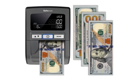 Safescan 185-S wykrywacz fałszywych banknotów Czarny