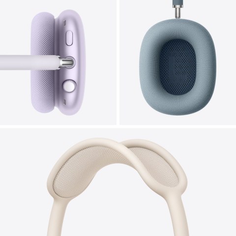 Apple AirPods Max Zestaw słuchawkowy Bezprzewodowy Opaska na głowę Połączenia/muzyka USB Type-C Bluetooth Niebieski