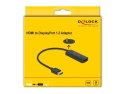 DeLOCK Adapter HDMI-A męski > DisplayPort żeński czarny
