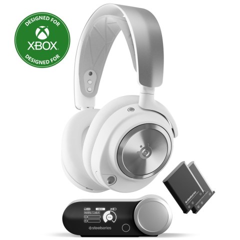 Steelseries 61525 słuchawki/zestaw słuchawkowy Przewodowa Opaska na głowę Gaming USB Type-C Biały