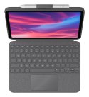 Logitech 920-011382 klawiatura do urządzeń mobilnych QWERTY Amerykański międzynarodowy Smart Connector Szary