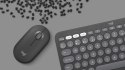 Logitech 920-012239 klawiatura Dołączona myszka Uniwersalne RF Wireless + Bluetooth QWERTY Amerykański międzynarodowy Grafitowy