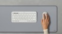 Logitech 920-012240 klawiatura Dołączona myszka Uniwersalne RF Wireless + Bluetooth QWERTY Amerykański międzynarodowy Biały