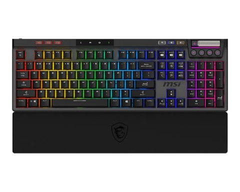 MSI STRIKE PRO WIRELESS klawiatura Gaming USB + Bluetooth QWERTY US English Czarny
