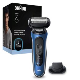 Braun Series 6 62-B1200S Golarka foliowa Przycinarka Niebieski