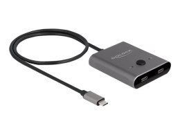 Delock USB 10 Gbps USB Type-C? Switch 2 auf 1 bidirektional 8K