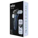 Braun Series 6 61-B1000s Golarka foliowa Czarny, Niebieski