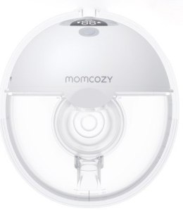 MOMCOZY M5 - noszony laktator, szary, zestaw podwójny 160 ml