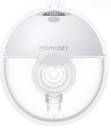 MOMCOZY M5 - noszony laktator, szary, zestaw podwójny 160 ml