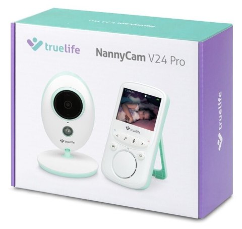 Niania elektroniczna TrueLife NannyCam V24 Pro LCD 2,4" 20fps