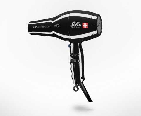 Solis Swiss Perfection suszarka do włosów 2300 W Czarny