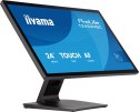 Iiyama ProLite T2452MSC-B2 monitor komputerowy 61 cm (24") 1920 x 1080 px Full HD Ekran dotykowy Czarny