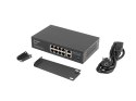 Lanberg Switch PoE+ Rack 10"/19" RSFE-8P-2GE-120