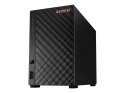 Asustor AS1202T serwer danych NAS Tower Realtek 1 GB DDR4 0 TB ADM Czarny