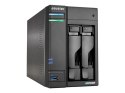 Asustor LOCKERSTOR 2 Gen2 (AS6702T) NAS Komputer stacjonarny Intel® Celeron® N5105 4 GB DDR4 0 TB ADM Czarny