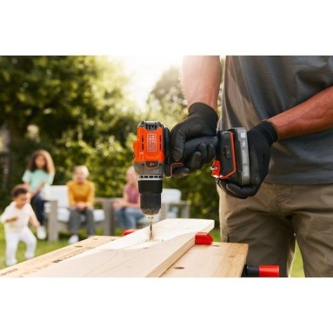 Black & Decker BCD383XN-XJ wiertło Pomarańczowy