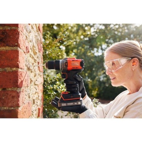 Black & Decker BCD383XN-XJ wiertło Pomarańczowy