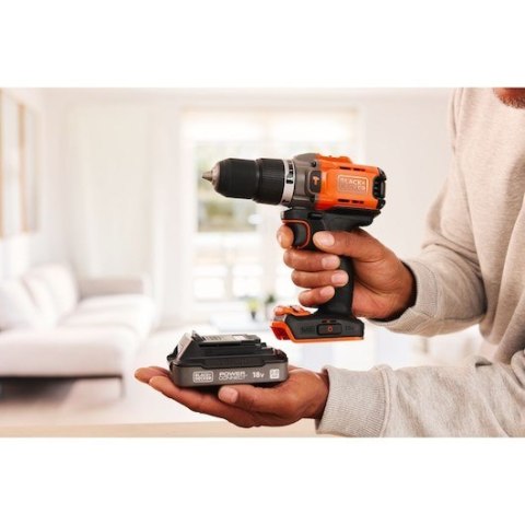 Black & Decker BCD383XN-XJ wiertło Pomarańczowy