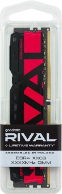 DDR4 16GB 3200MHz UDIMM goodram RIVAL Radiant Red