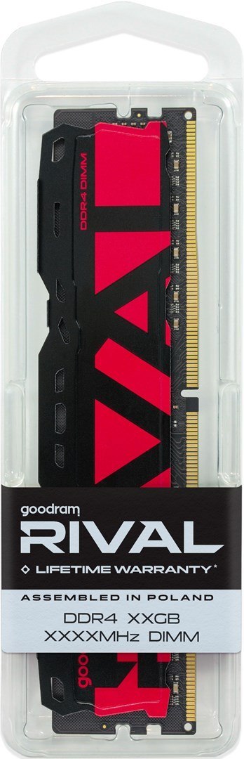 DDR4 16GB 3200MHz UDIMM goodram RIVAL Radiant Red