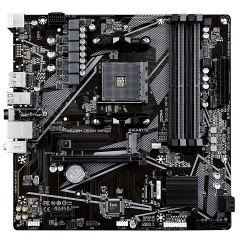 GIGABYTE A520M DS3H WIFI6E AMD A520 Socket AM4 micro ATX