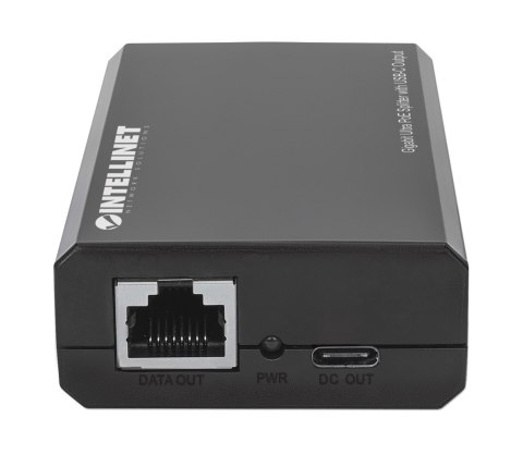 INTELLINET Gigabit Ultra PoE-Splitter mit USB-C-Ausgang 45W