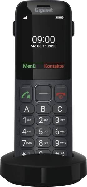 Gigaset Comfort 600 SIM 6,1 cm (2.4") 118 g Czarny, Szary