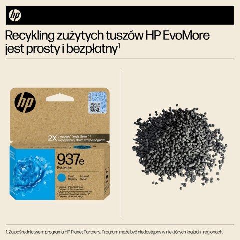 HP 937E EVOMORE CYAN/EN/DE/PL/CZ INK CARTRIDGE