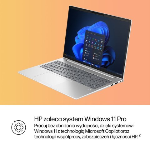 HP ProBook 4 G1i AI Intel Core Ultra 5 225U Laptop 40,6 cm (16") WUXGA 16 GB DDR5-SDRAM 512 GB SSD Wi-Fi 6E (802.11ax) Windows 1