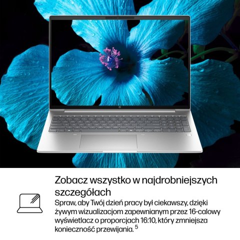 HP ProBook 4 G1i AI Intel Core Ultra 5 225U Laptop 40,6 cm (16") WUXGA 16 GB DDR5-SDRAM 512 GB SSD Wi-Fi 6E (802.11ax) Windows 1