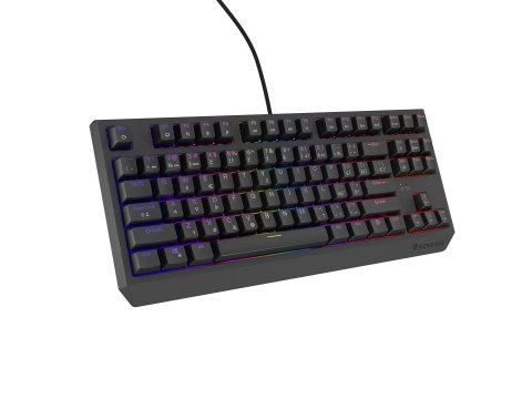 GENESIS Thor 230 TKL klawiatura Gaming USB QWERTY Czeski, Słowacki Czarny