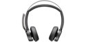 Zestaw słuchawkowy POLY Voyager Focus 2 USB-C-C z przejściówką USB-C/A i podst. ładującą