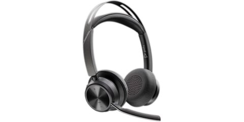 Zestaw słuchawkowy POLY Voyager Focus 2 USB-C-C z przejściówką USB-C/A i podst. ładującą