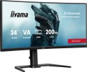 Iiyama G-MASTER GCB3484WQSU-B2 34IN PRO-GAMING 0.4MS VA LCD 3440X144 monitor komputerowy 86,4 cm (34") 3440 x 1440 px UltraWide 
