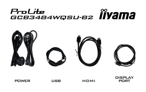 Iiyama G-MASTER GCB3484WQSU-B2 34IN PRO-GAMING 0.4MS VA LCD 3440X144 monitor komputerowy 86,4 cm (34") 3440 x 1440 px UltraWide 