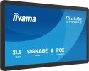 Iiyama ProLite S2225AS-B1P Płaski panel Digital Signage 54,6 cm (21.5") LCD Wi-Fi 500 cd/m2 Full HD Czarny Procesor wbudowany An
