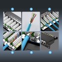 Extralink CAT6A STP | Patchpanel | 24 porty