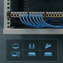 Extralink CAT6A STP | Patchpanel | 24 porty