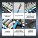 Extralink CAT6A STP | Patchpanel | 24 porty