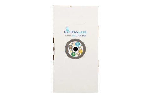 Kabel sieciowy Extralink EX.10055 skrętka CAT5E UTP (U/UTP) V2 Wewnętrzny 305M