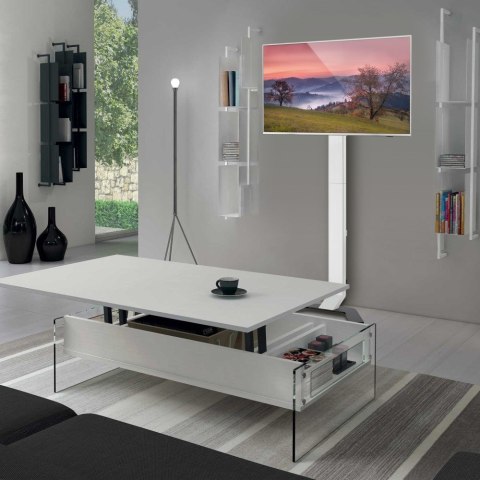 Techly ICA-TR47 Stolik pod telewizor lub centrum rozrywki