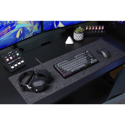 Corsair K65 PLUS WIRELESS 75 % RGB klawiatura Gaming RF Bezprzewodowy + USB QWERTY Angielski Czarny